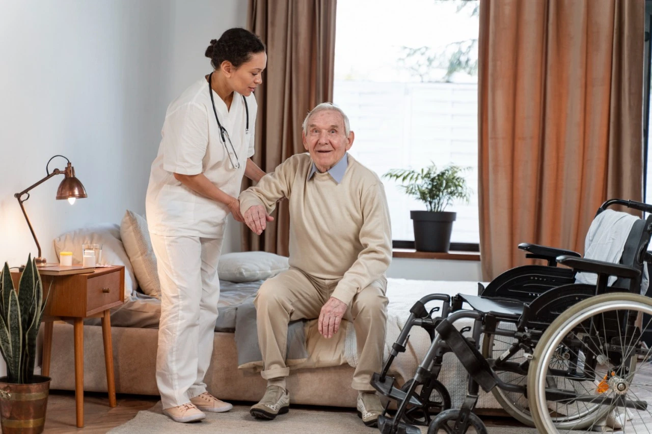 Elderly support delivered by professional home care services